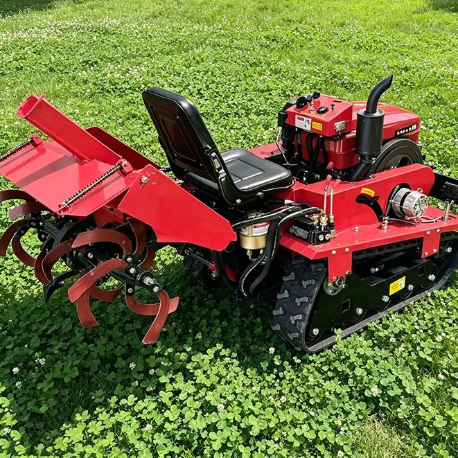 Agriculture Farming Tool - Motoculteur rotatif sur chenilles personnalisé, micro-motoculteur
