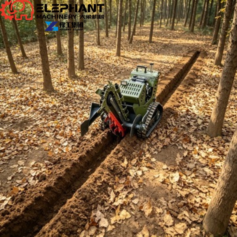 Farming Agriculture Project - Trancheuse sur chenilles, mini-machine de tranchage