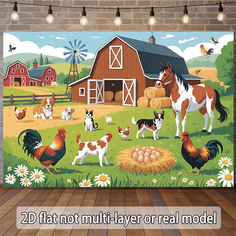 Conception plate 2D, bannière  - Agriculture Farming School avis et prix