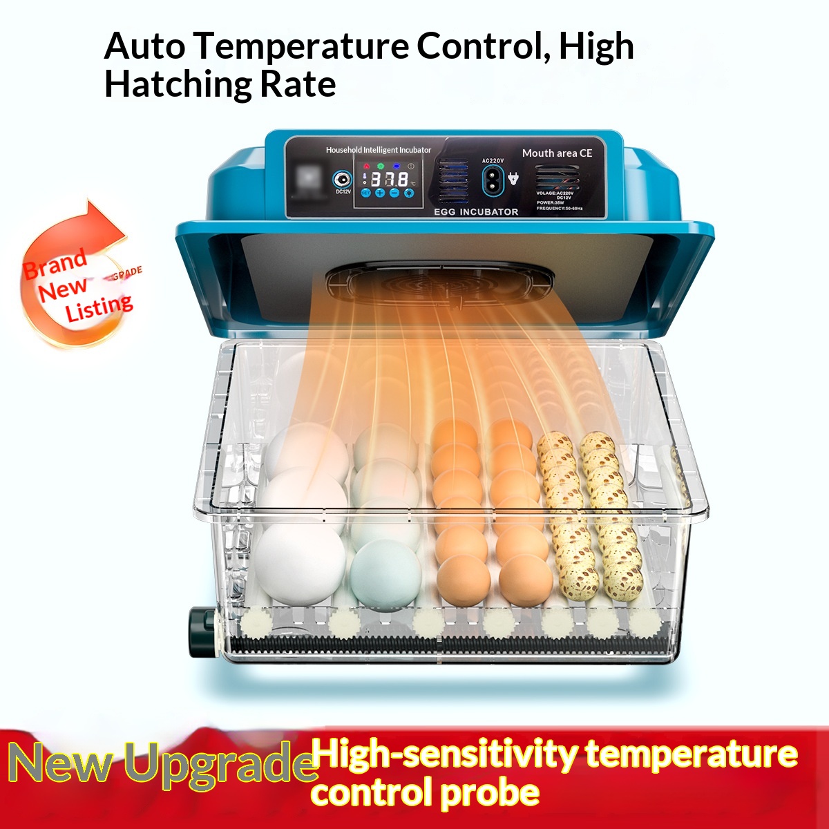 Incubateur d'œufs rectangulair - Quail Egg Incubator avis et prix