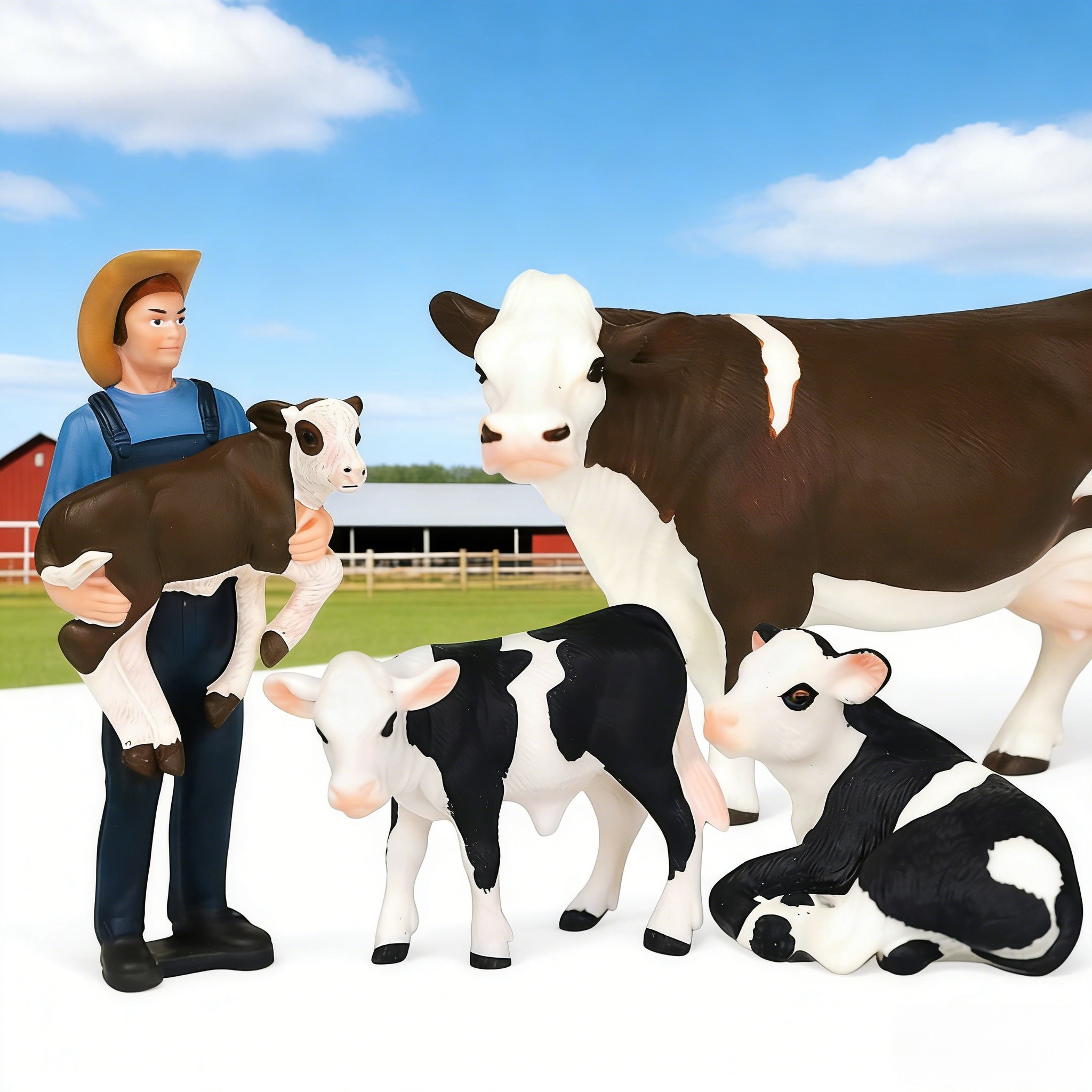 Ensemble de 4 figurines de fer - Farming Agriculture Stocks avis et prix