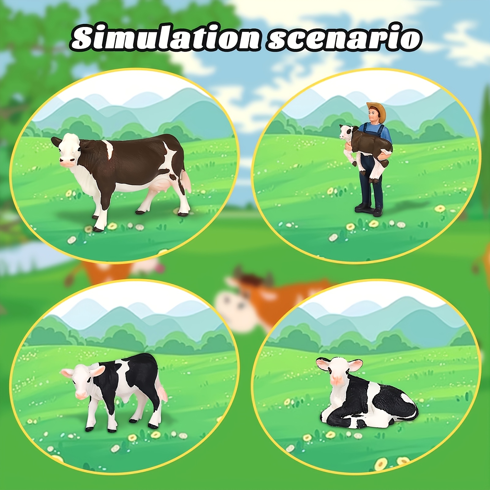 Ensemble de 4 figurines de fer - Farming Agriculture Stocks avis et prix